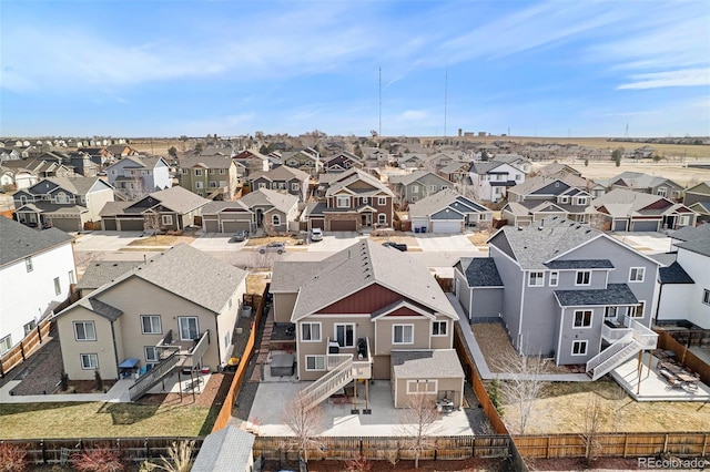 6817 Sequoia St, Frederick, CO 80530 - drone / aerial view with a residential view