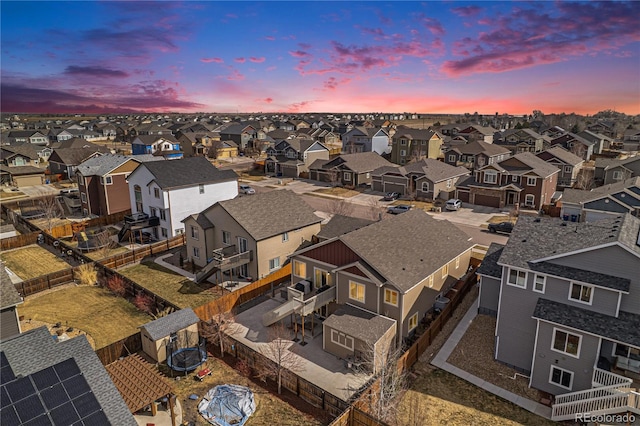 6817 Sequoia St, Frederick, CO 80530 - bird's eye view featuring a residential view