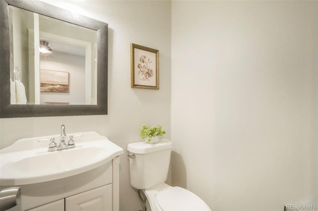 404 Raspberry Ln, Monument, CO 80132 - bathroom with toilet and vanity