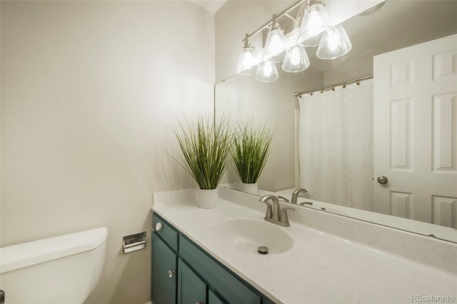 404 Raspberry Ln, Monument, CO 80132 - full bath with vanity and toilet