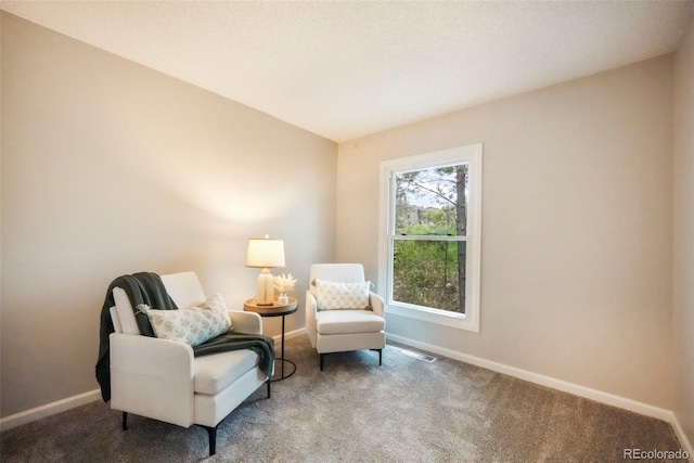 404 Raspberry Ln, Monument, CO 80132 - living area with baseboards and carpet flooring