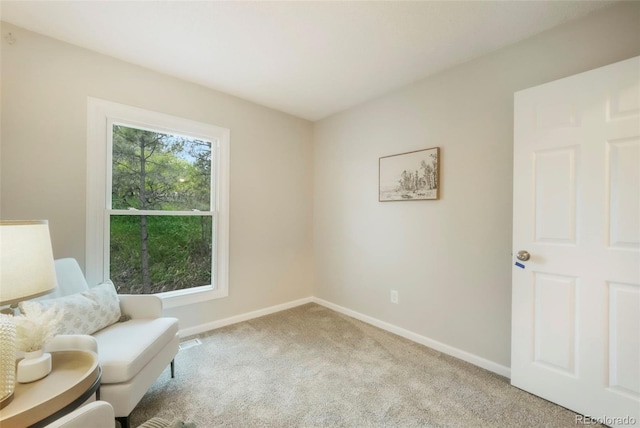 404 Raspberry Ln, Monument, CO 80132 - sitting room with carpet floors and baseboards