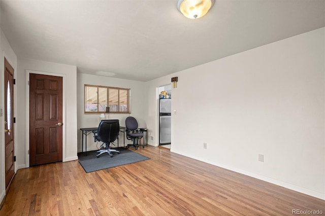 6627 Eaton St, Arvada, CO 80003 - office featuring light wood-style floors and baseboards