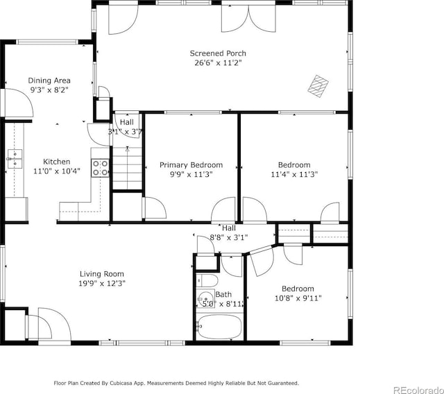 6627 Eaton St, Arvada, CO 80003 - home floor plan