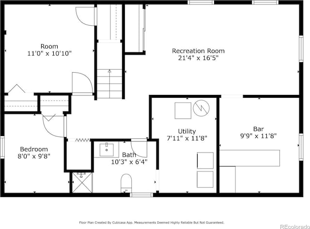 6627 Eaton St, Arvada, CO 80003 - floor plan / room layout