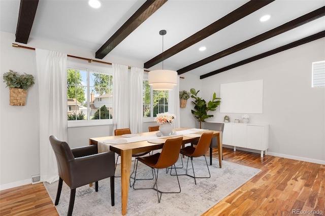 7371 Otis Ct, Arvada, CO 80003 - dining space featuring baseboards, recessed lighting, and light wood-style floors