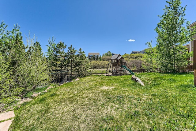 1905 Graphite Ct, Castle Rock, CO 80108 - view of yard featuring a playground