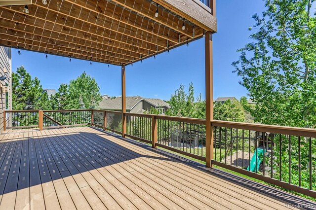 1905 Graphite Ct, Castle Rock, CO 80108 - view of deck