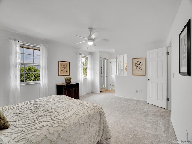 4670 E Euclid Cir, Centennial, CO 80121 - carpeted bedroom with ceiling fan and baseboards