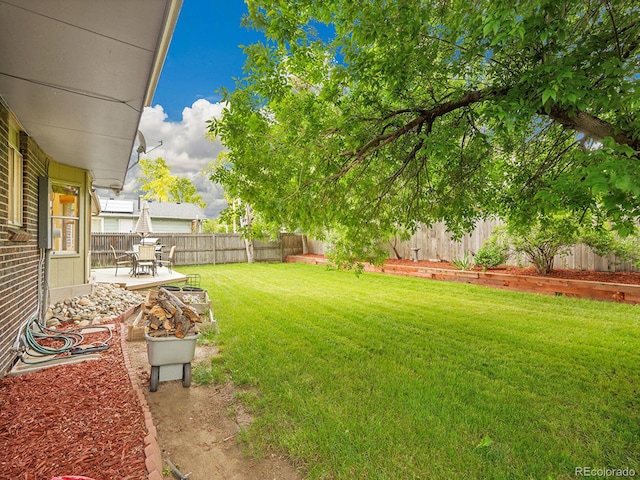 4670 E Euclid Cir, Centennial, CO 80121 - view of yard with a patio area