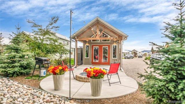 329 River Frontage Unit 14, Silt, CO 81652 - view of outbuilding with french doors