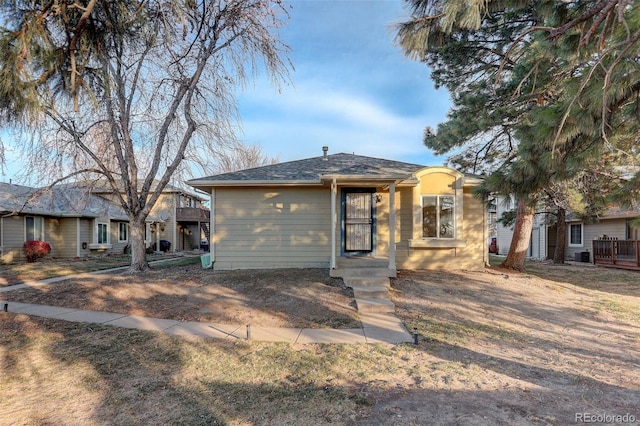 view of ranch-style house