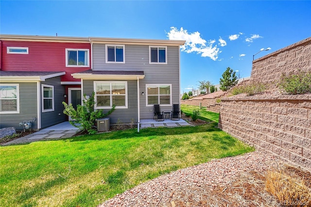 4027 E 98th Pl, Thornton, CO 80229 - rear view of property with a patio area and central air condition unit