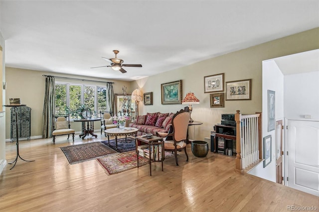 1080 Ithaca Dr, Boulder, CO 80305 - living area featuring wood finished floors and a ceiling fan
