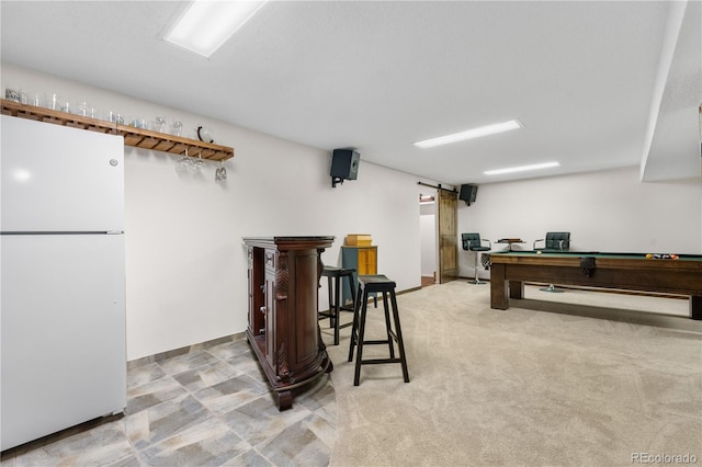9960 Garland Ln, Broomfield, CO 80021 - playroom with pool table, light colored carpet, and baseboards