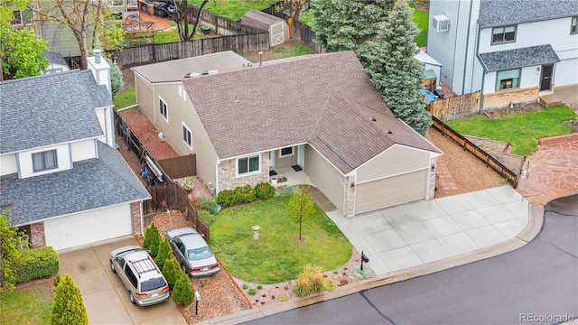 9960 Garland Ln, Broomfield, CO 80021 - aerial view of property and surrounding area
