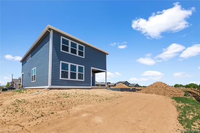 view of rear view of property