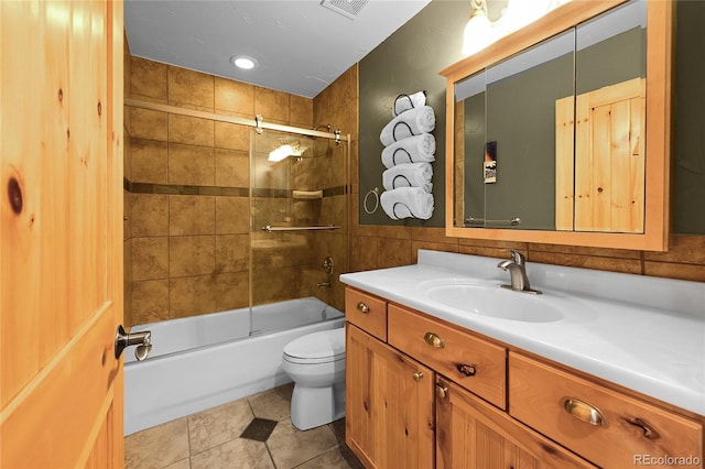 10436 Jeanette Ct, Morrison, CO 80465 - full bath with vanity, washtub / shower combination, and tile patterned flooring