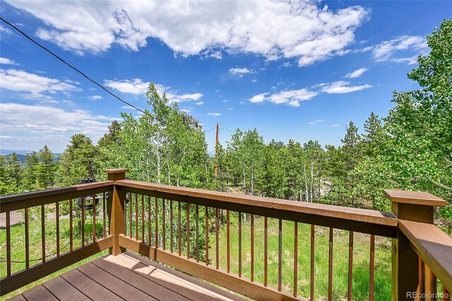 10436 Jeanette Ct, Morrison, CO 80465 - view of deck