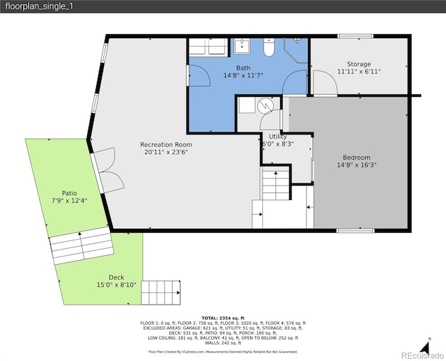 10436 Jeanette Ct, Morrison, CO 80465 - view of home floor plan