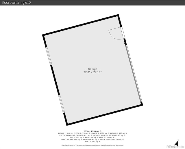 10436 Jeanette Ct, Morrison, CO 80465 - view of floor plan / room layout