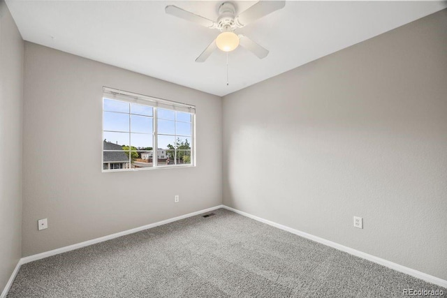 5796 E 129th Pl, Thornton, CO 80602 - unfurnished room with carpet floors and ceiling fan