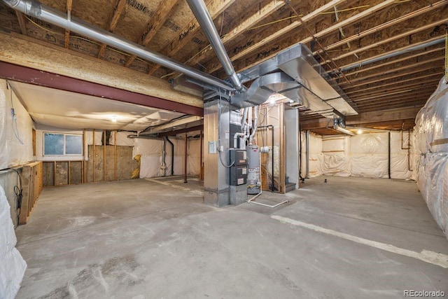 5796 E 129th Pl, Thornton, CO 80602 - unfinished below grade area with water heater and heating unit