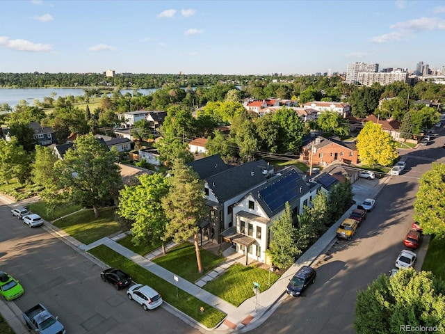1612 Wolff St, Denver, CO 80204 - aerial view of a nearby body of water and a tree filled landscape