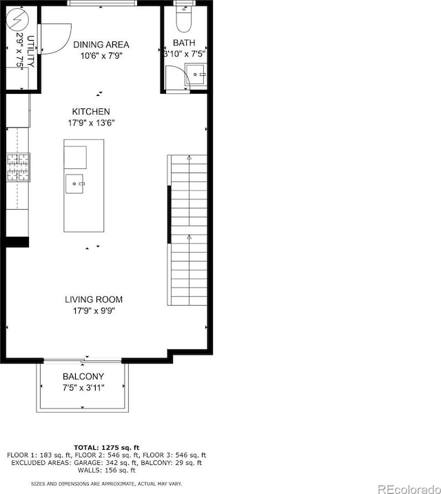 5630 W 11th Pl, Lakewood, CO 80214 - home floor plan