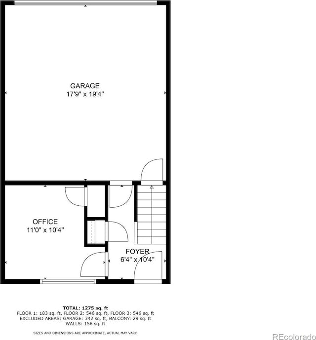 5630 W 11th Pl, Lakewood, CO 80214 - floor plan / room layout