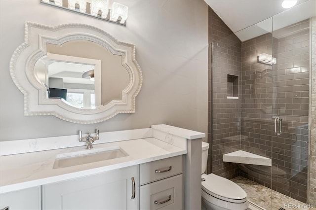 2600 S Adams St, Denver, CO 80210 - full bathroom with vanity and tiled shower