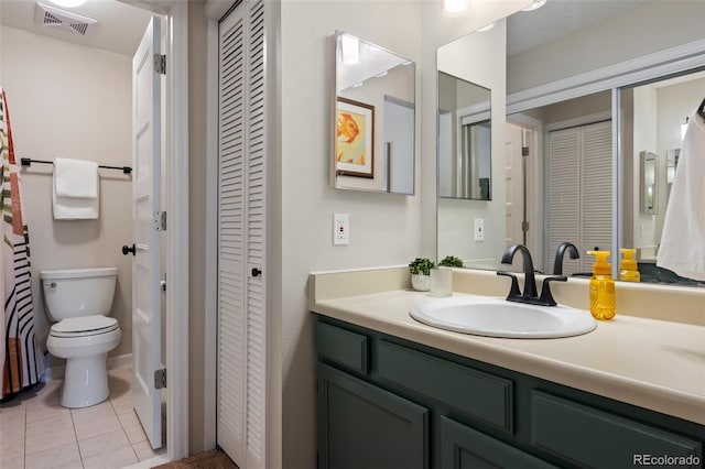 8378 S Upham Way Unit B305, Littleton, CO 80128 - full bath featuring a closet, vanity, and tile patterned floors
