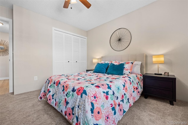 8378 S Upham Way Unit B305, Littleton, CO 80128 - carpeted bedroom with a closet and ceiling fan