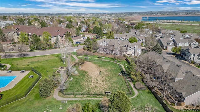 8378 S Upham Way Unit B305, Littleton, CO 80128 - aerial overview of property's location featuring nearby suburban area