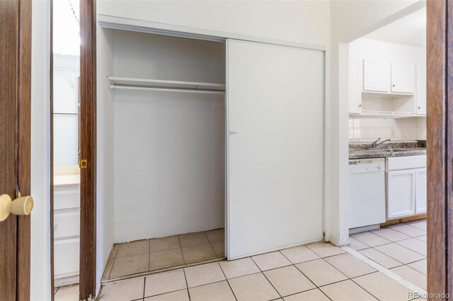 closet with sink