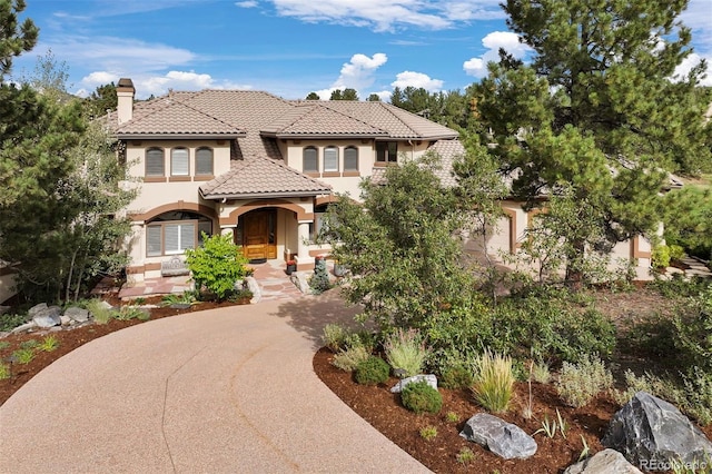 view of mediterranean / spanish-style home