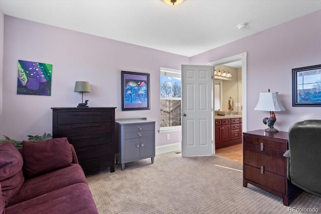 4236 Frederick Cir, Longmont, CO 80503 - home office featuring light carpet and baseboards