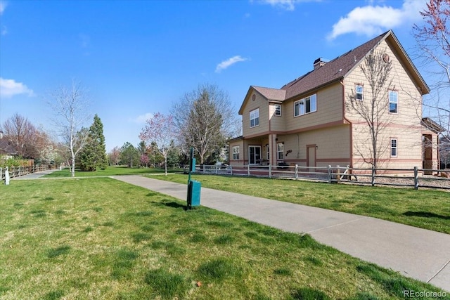 4236 Frederick Cir, Longmont, CO 80503 - view of side of property featuring a chimney