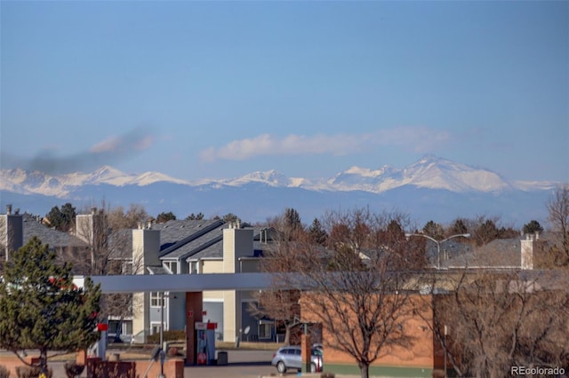 view of mountain feature