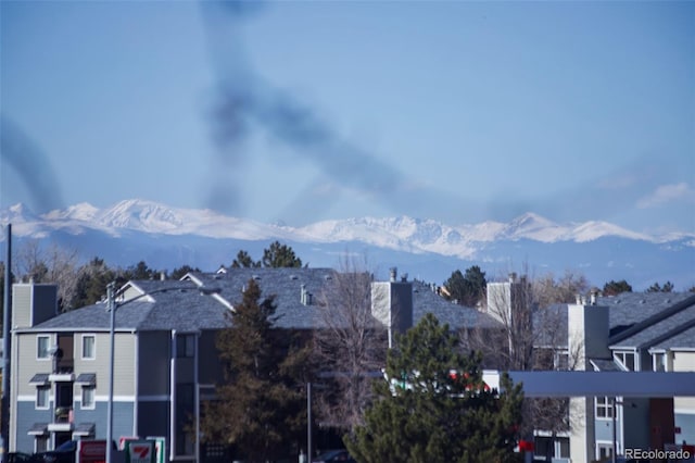 view of mountain feature