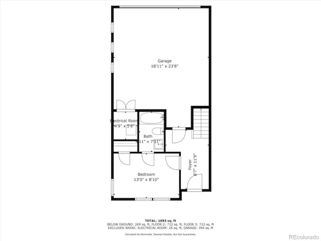 5189 Vivian St, Wheat Ridge, CO 80033 - view of property floor plan