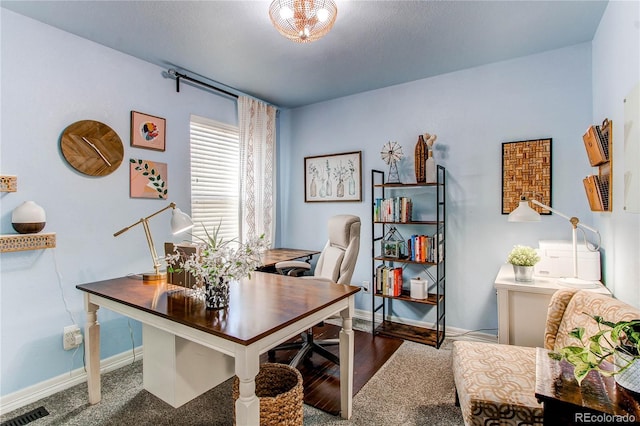 21418 E Stroll Ave, Parker, CO 80138 - carpeted office space with baseboards