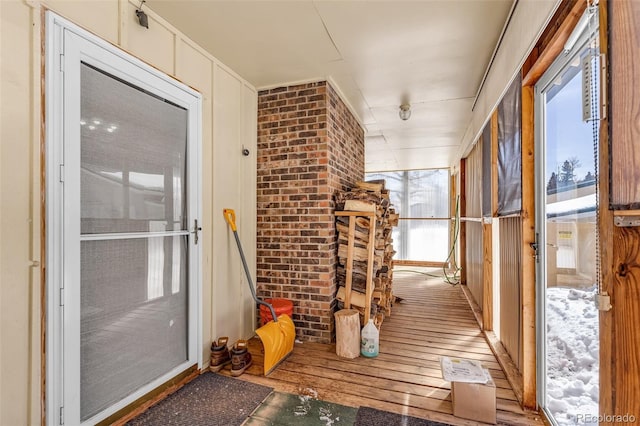 sunroom / solarium with plenty of natural light