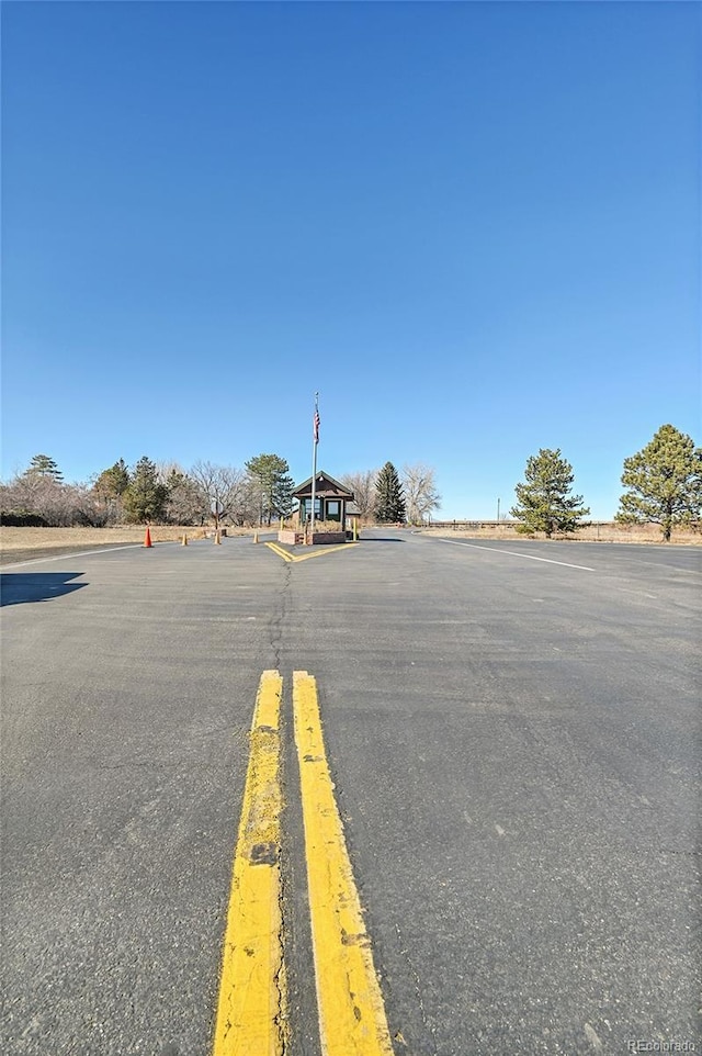 view of road