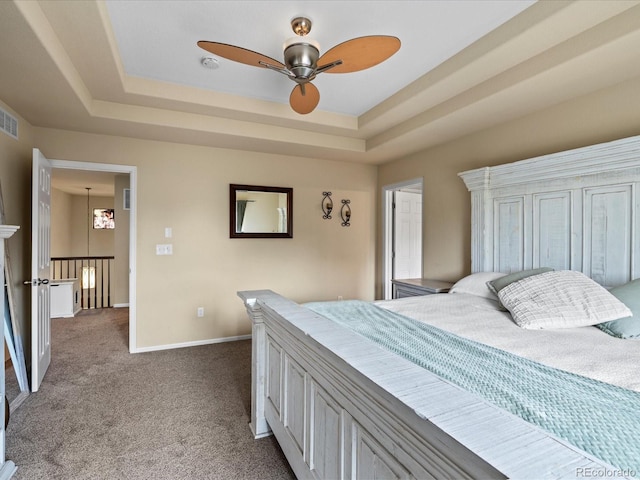 11945 S Saunter Ln, Parker, CO 80138 - bedroom featuring dark colored carpet and a raised ceiling