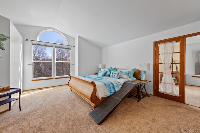 8441 Urban Ct, Arvada, CO 80005 - bedroom with vaulted ceiling and carpet floors