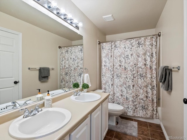 3043 W 109th Pl, Westminster, CO 80031 - bathroom with double vanity and tile patterned floors