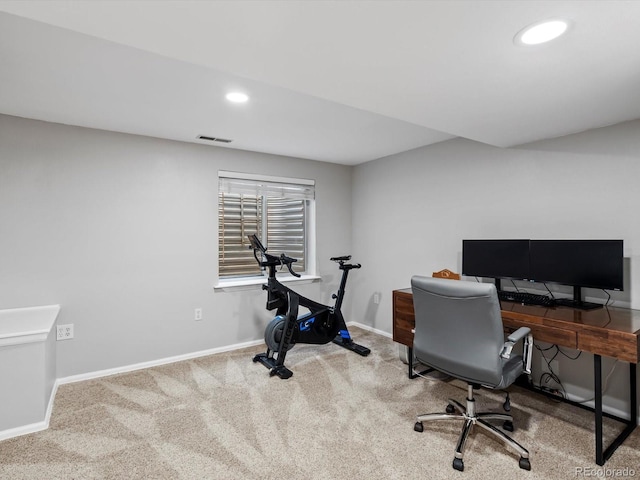 3043 W 109th Pl, Westminster, CO 80031 - carpeted office space featuring recessed lighting and baseboards