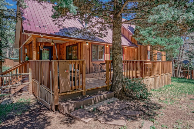 view of rear view of house