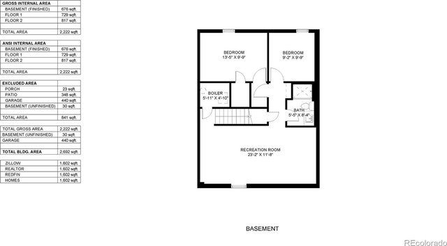 663 S Xenon Ct, Lakewood, CO 80228 - view of property floor plan